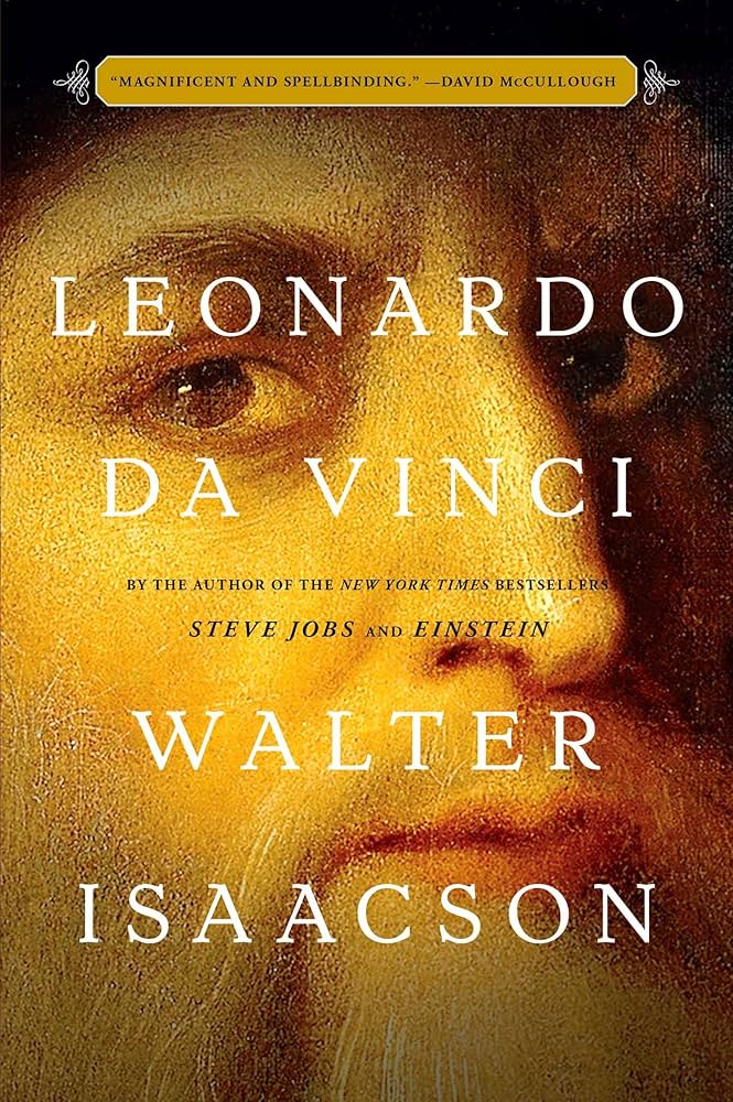 Book cover: Leonardo da Vinci by Walter Isaacson